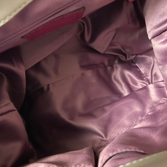 Coach Leather Drawstring Shoulder Bag - Gorgeous Purple - Picture 3 of 5